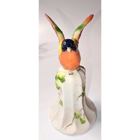 Vintage Ardalt Lenwile Bone China Bell Oriole Bird 5 inches Tall - Picture 7 of 9